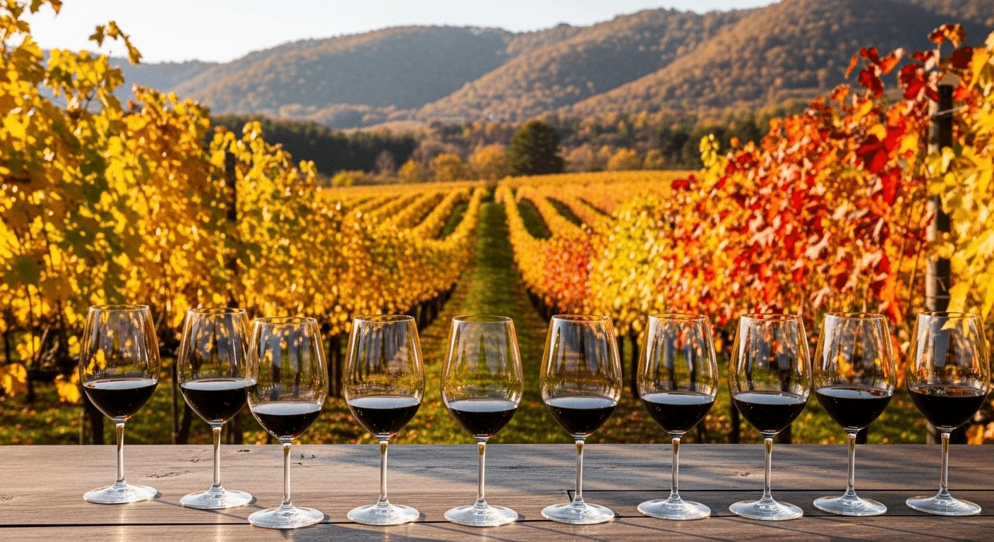 Wine tasting at Furano vineyard